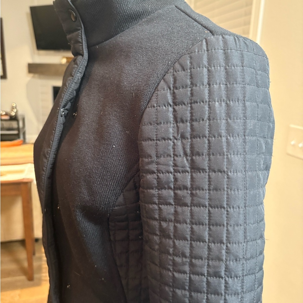 Fabletics Women's Black Quilted Puffer Coat